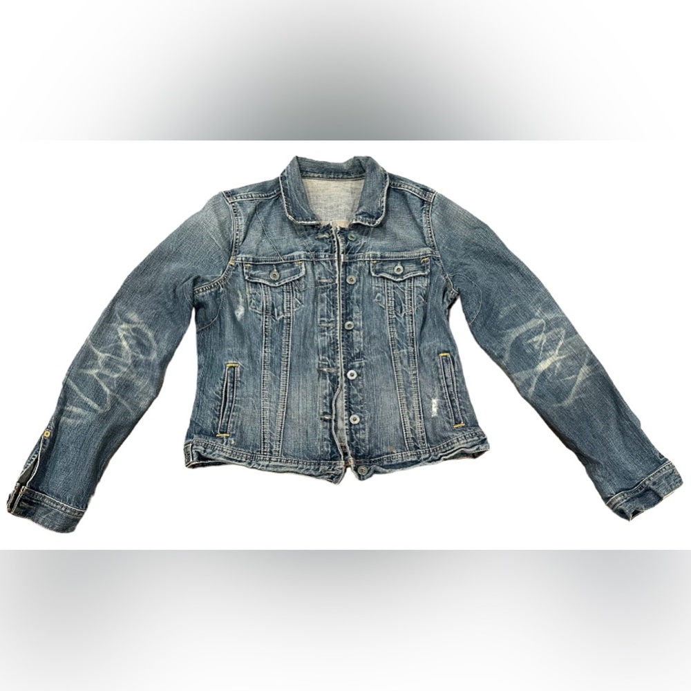 Polo Jean Company Vintage 90's Lydia Repair Jean Jacket